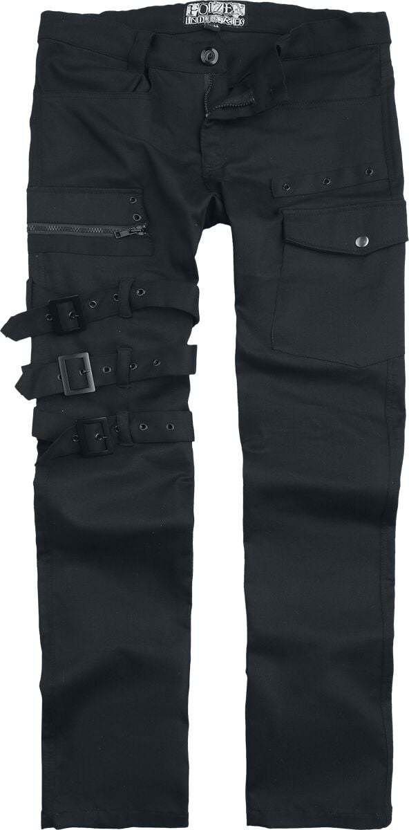 Poizen Industries Kaelric Pant Mens Black Kalhoty černá
