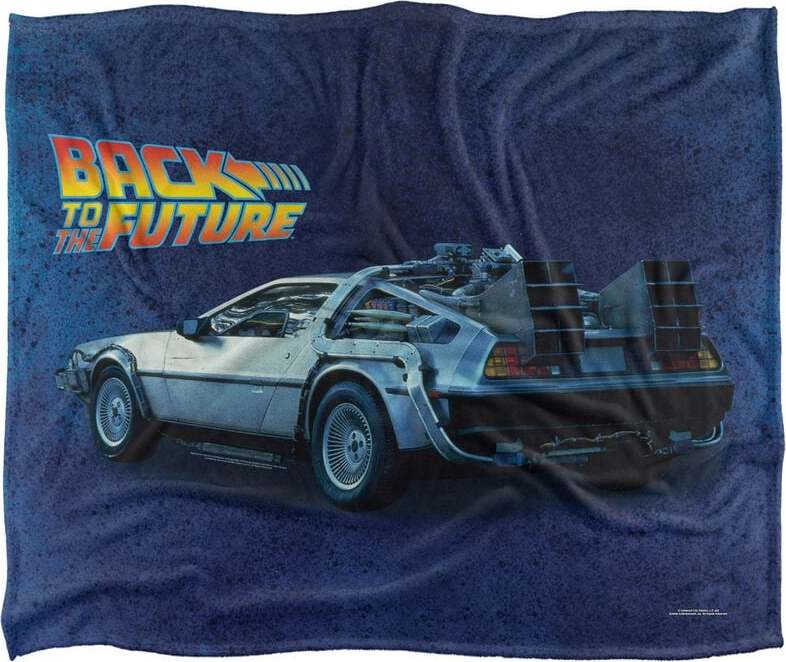 Back To The Future Delorean Flísová deka vícebarevný