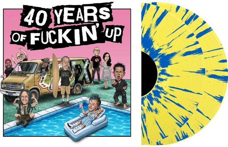 NOFX 40 Years of Fuckin' Up - Soundtrack 2-LP standard