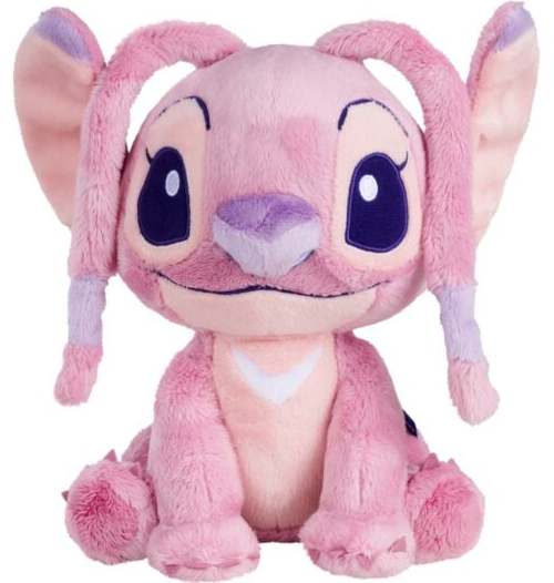 Lilo & Stitch Angel Refresh plyšová figurka světle růžová