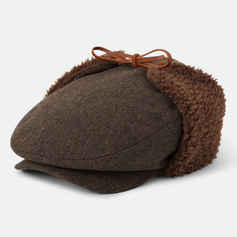 Brixton Čepice Barrel Earflap Čepice hnědá