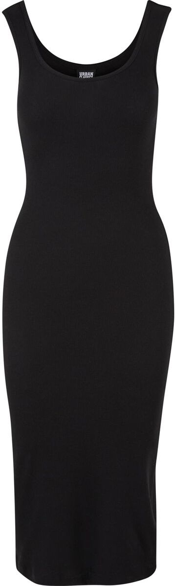 Urban Classics Ladies Rib Top Dress Šaty černá