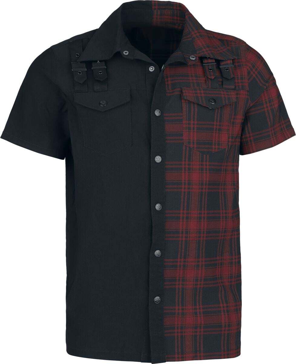 Killstar Exclusive Tartan Collection – Daze Button Up Shirt Košile vícebarevný