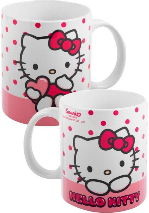 Hello Kitty Hello Kitty - Herz Hrnek vícebarevný