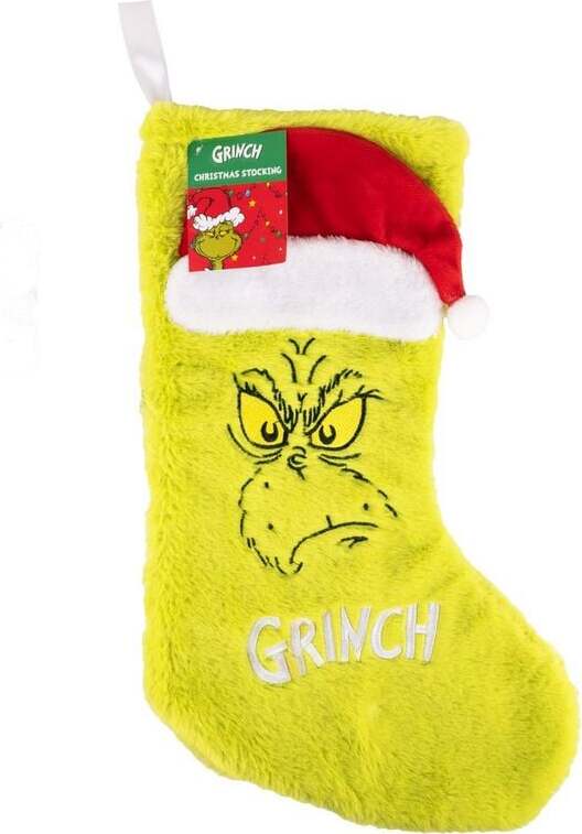 The Grinch Vánoční ponožka The Grinch Nástenné dekorace vícebarevný