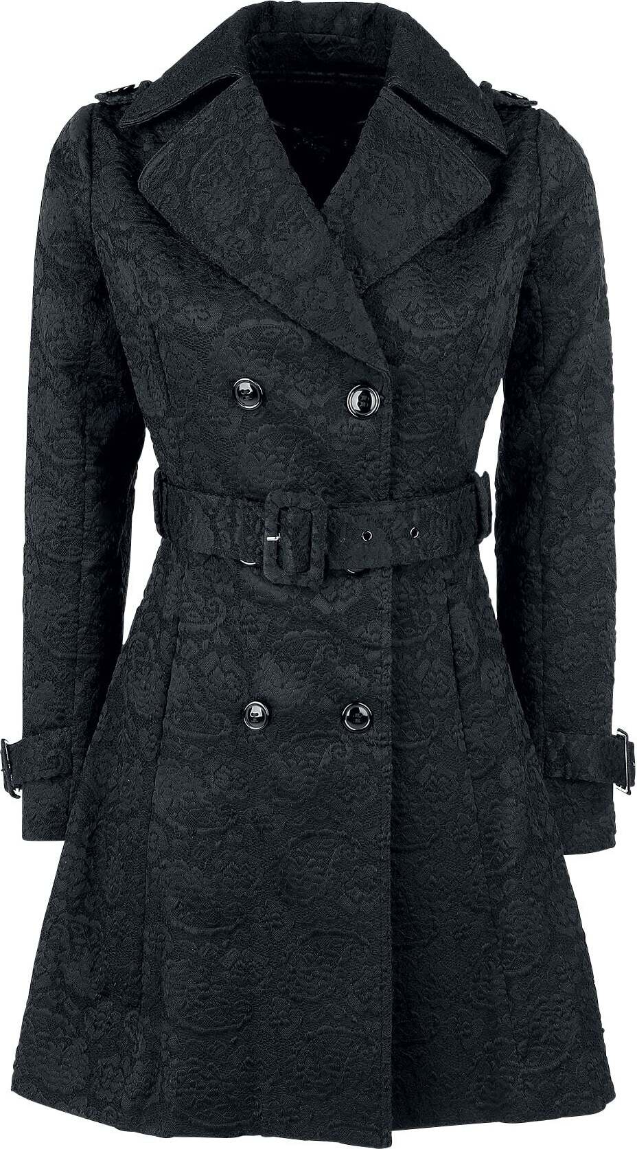 Voodoo Vixen Susan Coat Dámský kabát černá