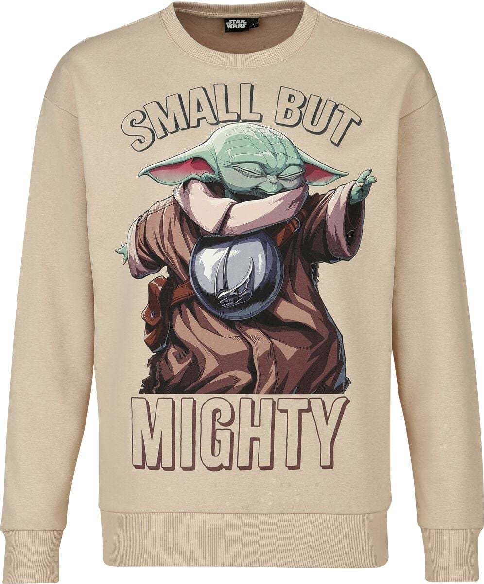 Star Wars The Mandalorian - Grogu - Small But Mighty - Grogu Dámská mikina béžová