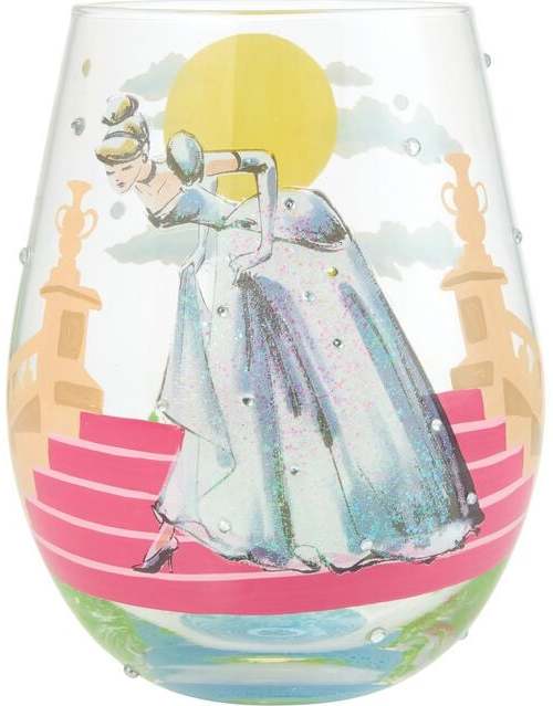 Cinderella If the Show Fits (Cinderella) Stemless Glass by Lolita sklenicka vícebarevný