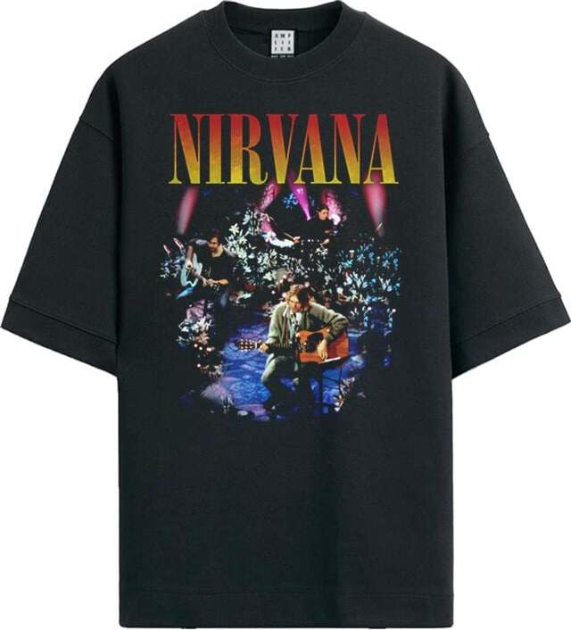 Nirvana Amplified Collection - Live In New York Tričko černá