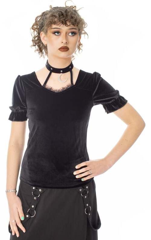 Poizen Industries Midnight Top Dámský top černá