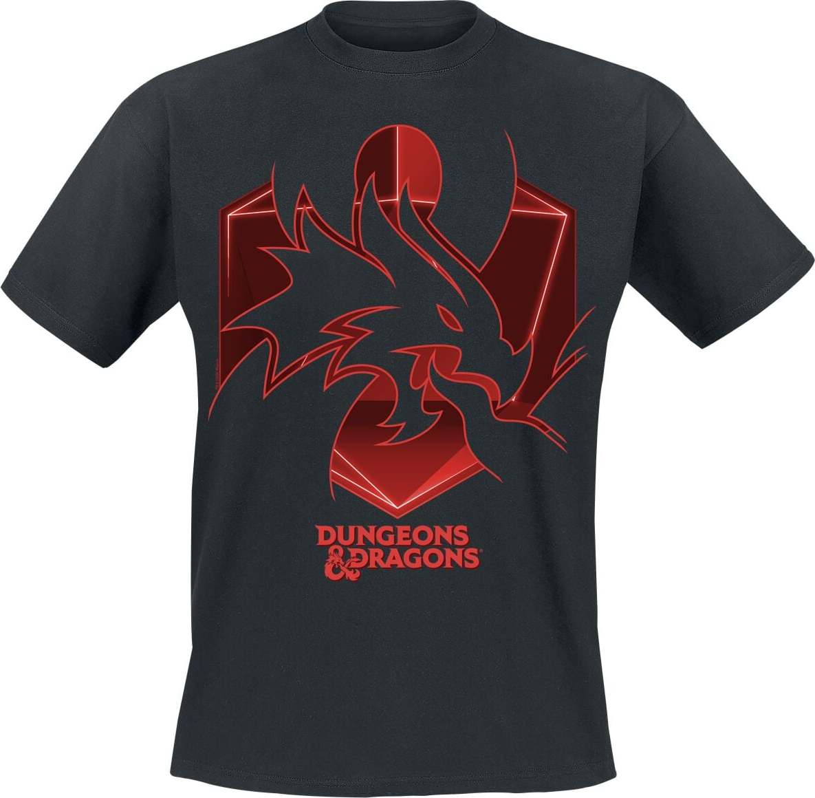 Dungeons and Dragons Ampersand Tričko černá