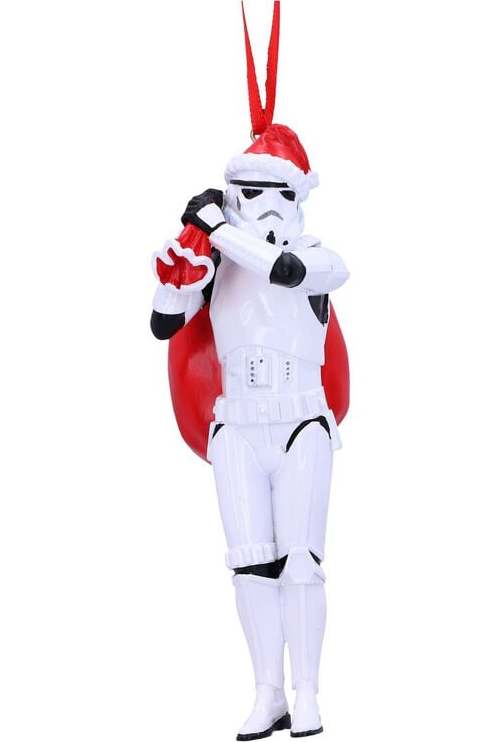 Original Stormtrooper Nemesis Now - Santa Sack - Weihnachtsbaumanhänger Vánocní ozdoba - koule vícebarevný