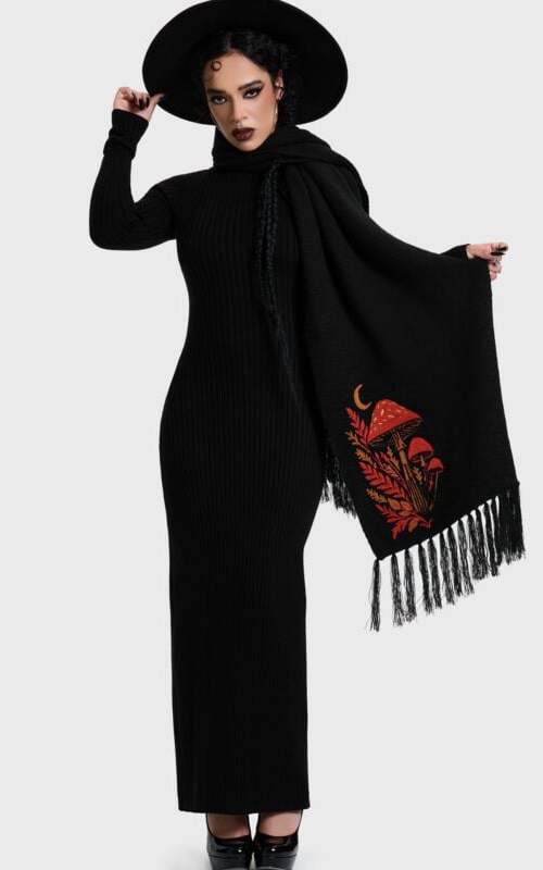 Killstar FAWNA SCARF Šátek/šála černá