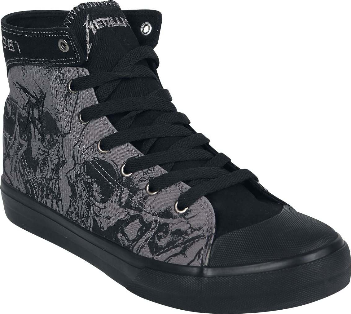Metallica EMP Signature Collection tenisky šedá/cerná