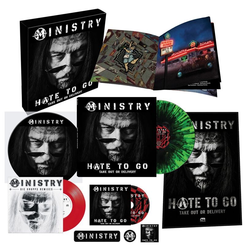 Ministry Hate To Go - Take Out Or Delivery 4-LP standard