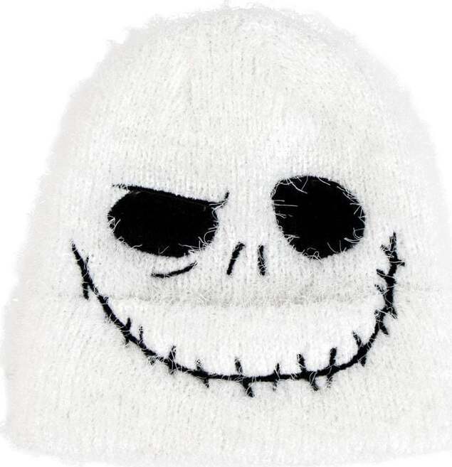 The Nightmare Before Christmas Jack Beanie čepice bílá