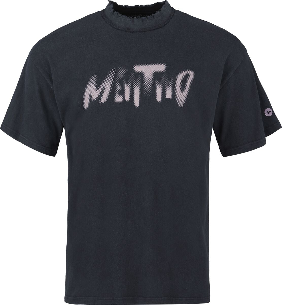 Pokémon Mewtu Tričko černá