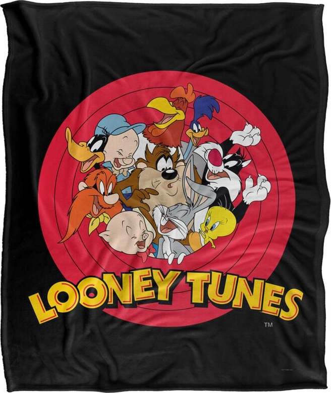 Looney Tunes Characters Flísová deka vícebarevný