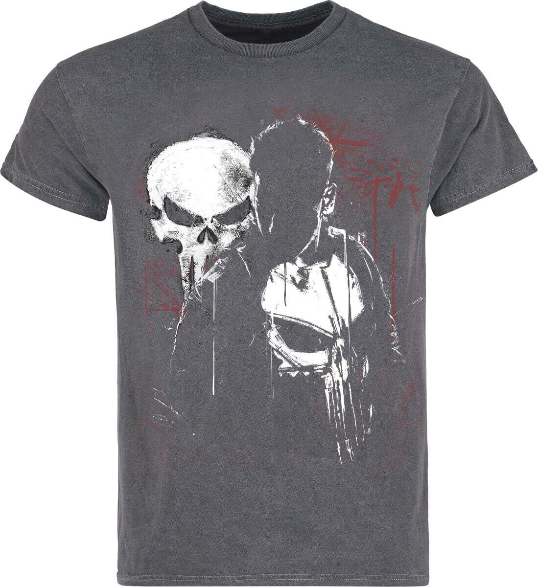 The Punisher Punisher Silhouette Tričko šedá