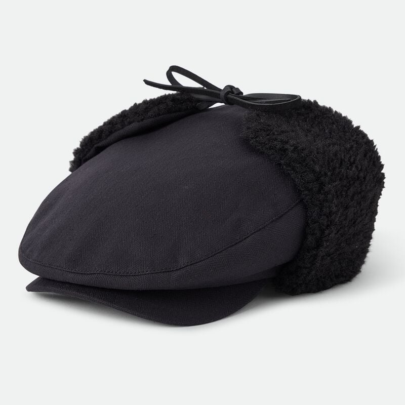 Brixton Čepice Barrel Earflap Čepice černá