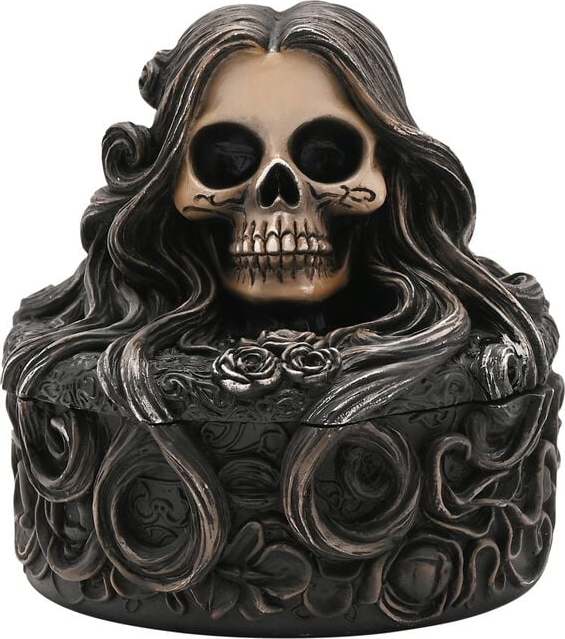 Mystic Legends Female Skeleton - Trinket Box organizér na šperky vícebarevný