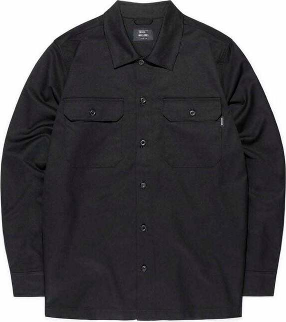 Vintage Industries HARRIS SHIRT Pracovní košile černá