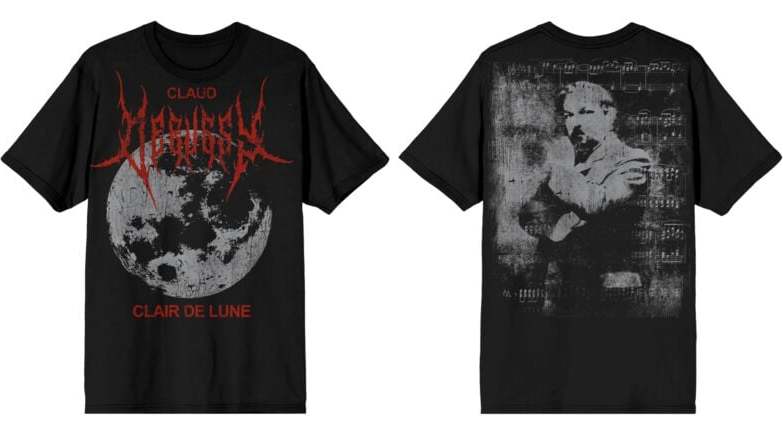 Black Metal Legends Debussy Tričko černá