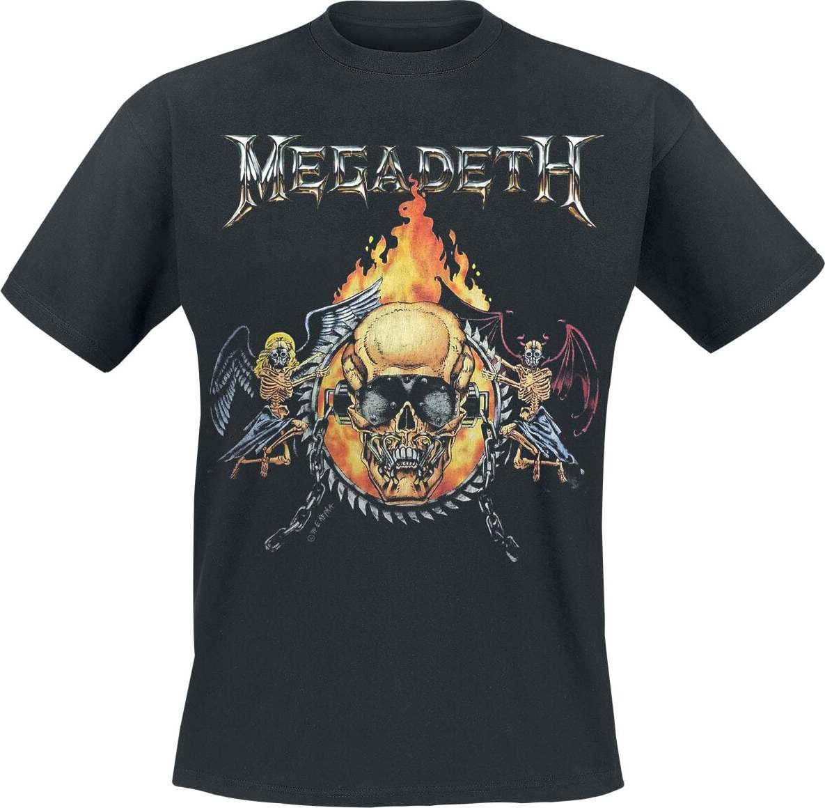 Megadeth Angel CC VTG Tričko černá