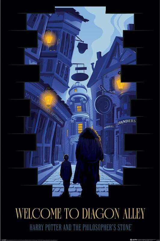 Harry Potter Welcome To Diagon Ally plakát vícebarevný