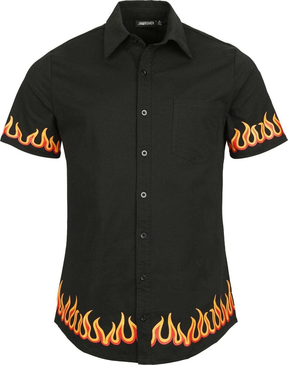 Jawbreaker Košile se zapínáním na knoflíky In Flames Košile černá