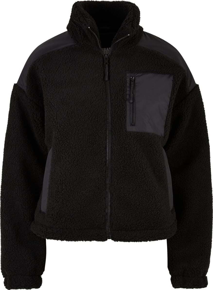 Urban Classics Dámská bunda z imitace kožešiny Bunda černá