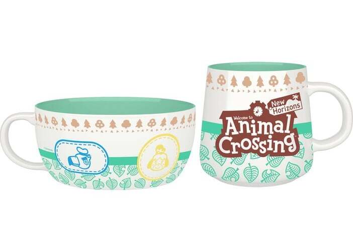 Animal Crossing Sada na snídaně Jídelní sada vícebarevný