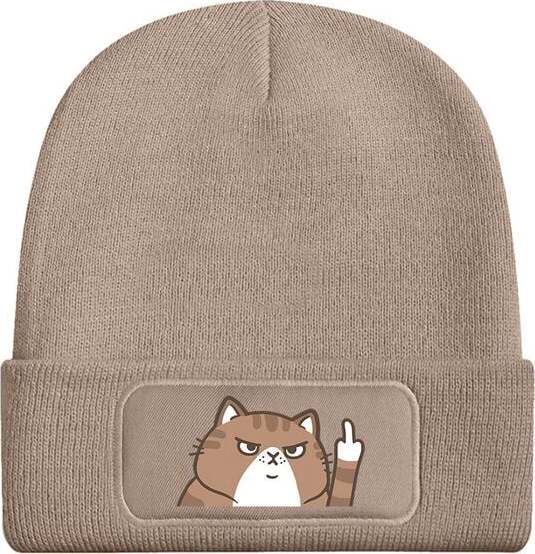 Tierisch What The Fluff Beanie čepice krémová