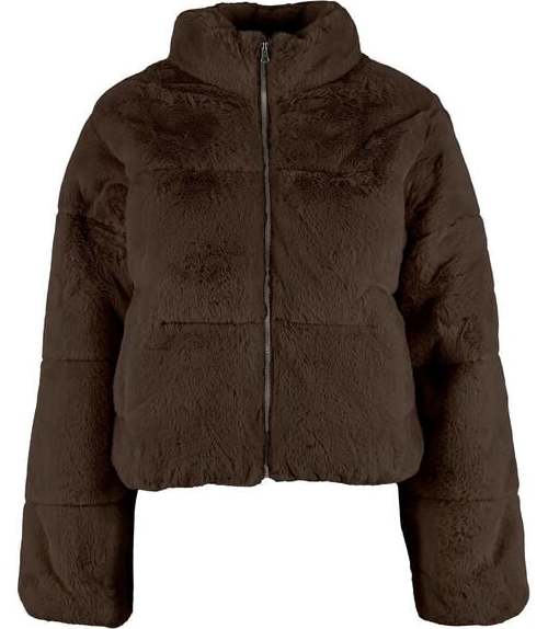 Urban Classics Kožešinová bundička Dámská bunda hnědá