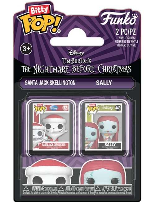 The Nightmare Before Christmas Jack & Sally (Bitty POP!) Sberatelská postava standard