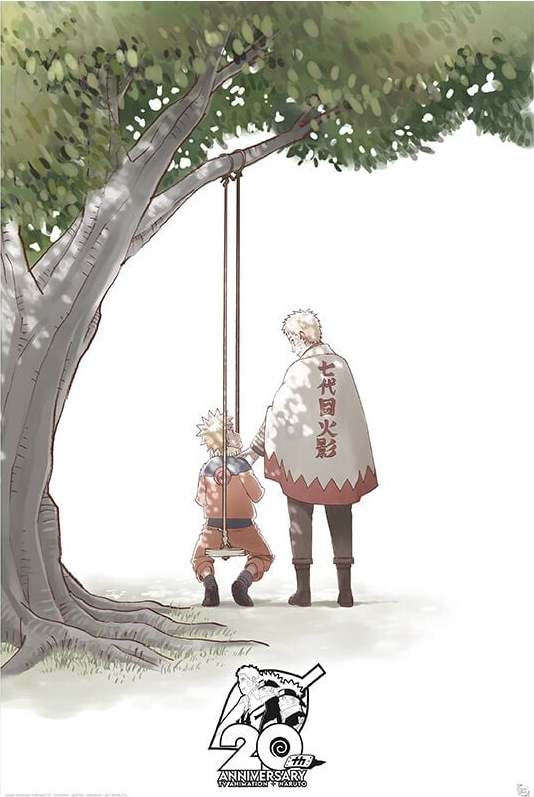 Naruto Shippuden - 20 Years Anniversary plakát standard