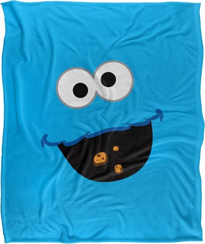 Sesame Street Krümelmonster - Cookie Monster Flísová deka vícebarevný
