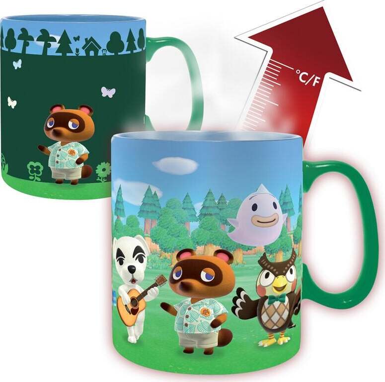 Animal Crossing Island Welcome Heat Change Hrnek vícebarevný
