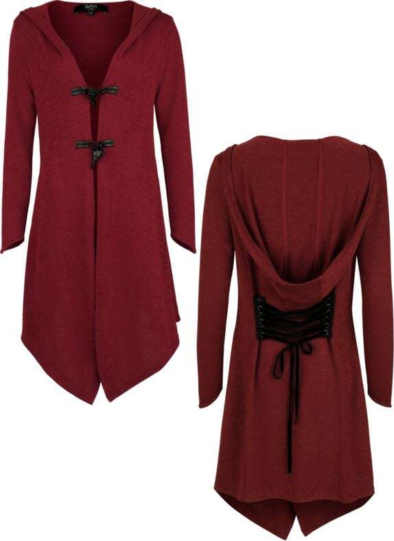 Black Premium by EMP Celtic Blessing Dámský kardigan bordová