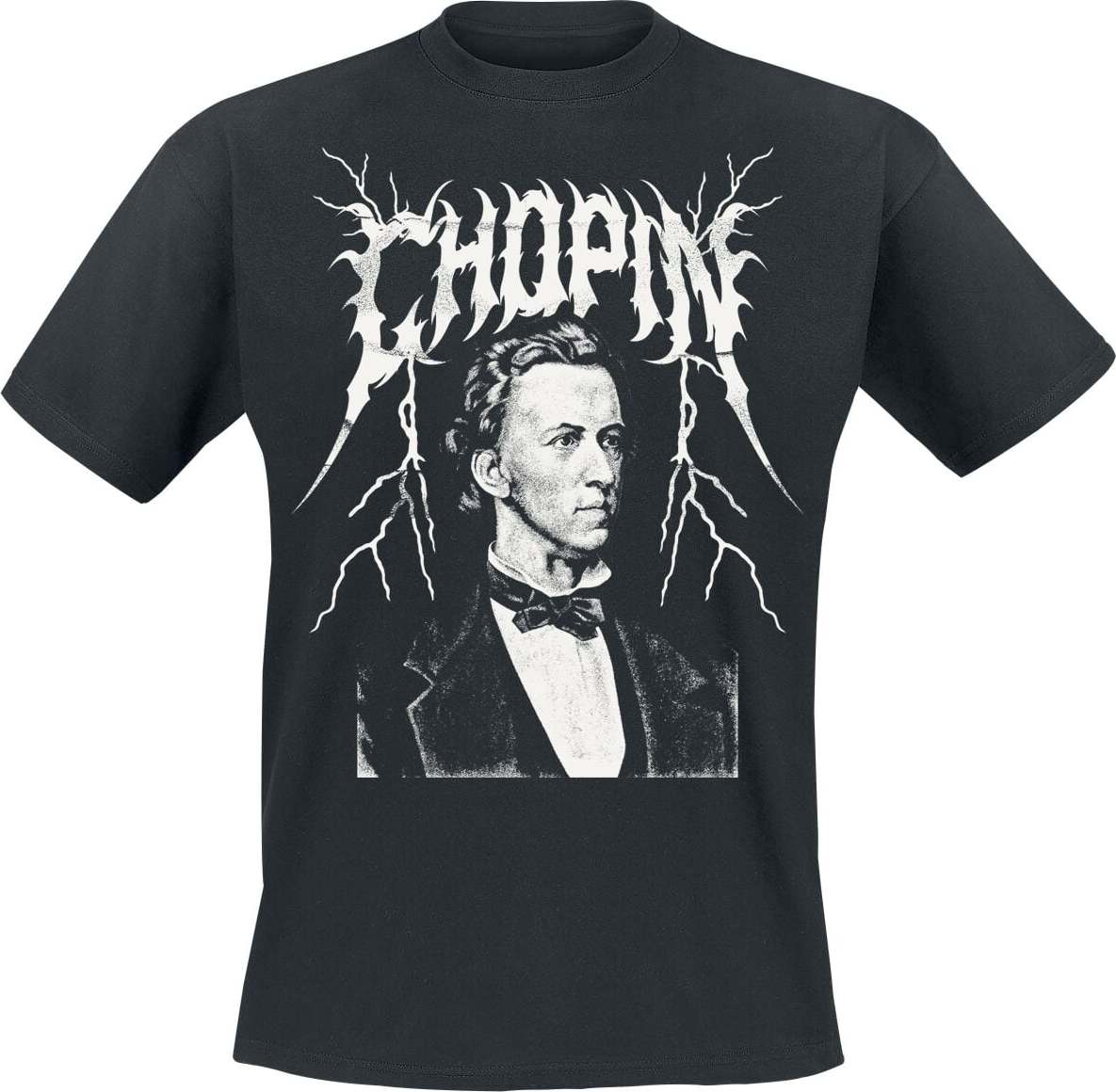 Black Metal Legends Chopin Tričko černá
