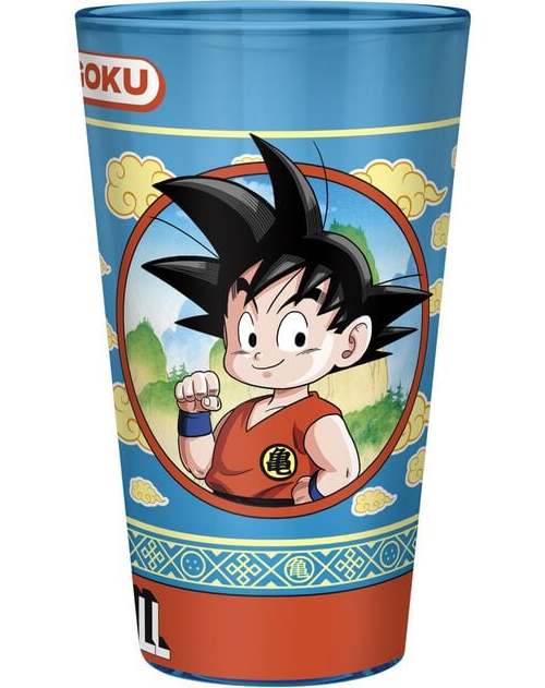 Dragon Ball Goku & The Flying Nimbus sklenicka vícebarevný