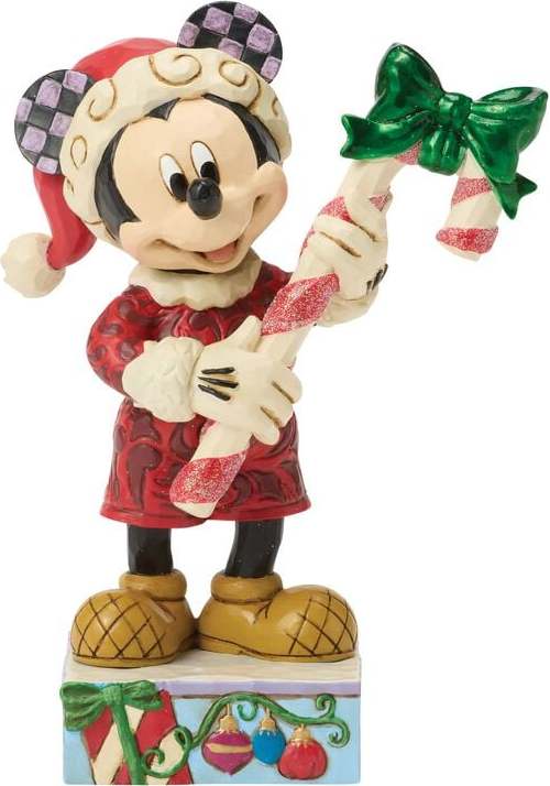 Mickey & Minnie Mouse Peppermint Magic (Mickey with Candy Cane) Sberatelská postava vícebarevný