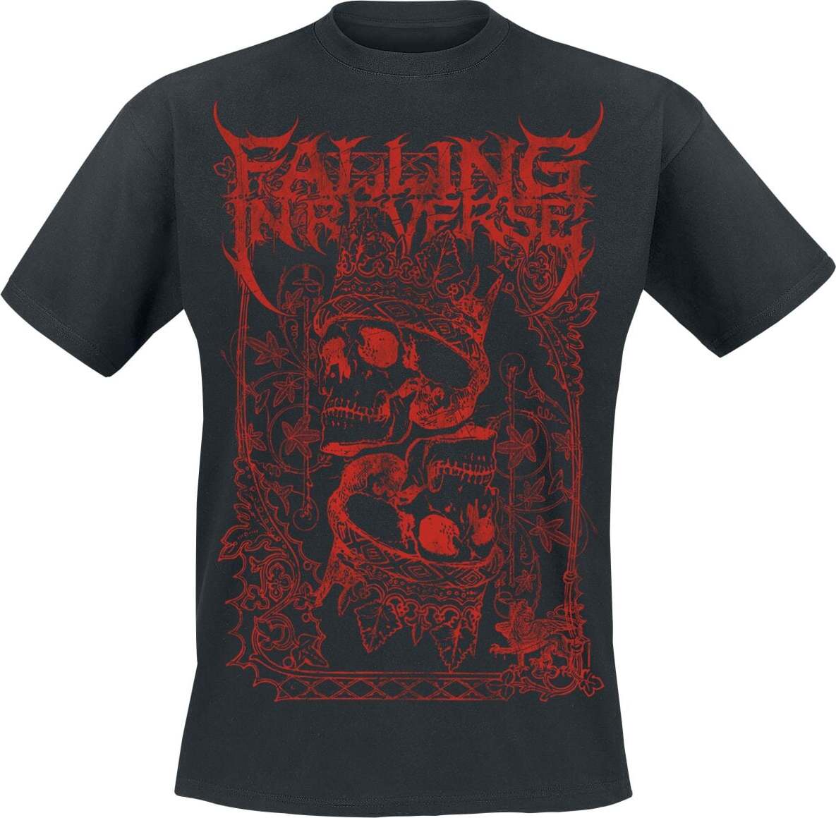 Falling In Reverse Double Red Tričko černá