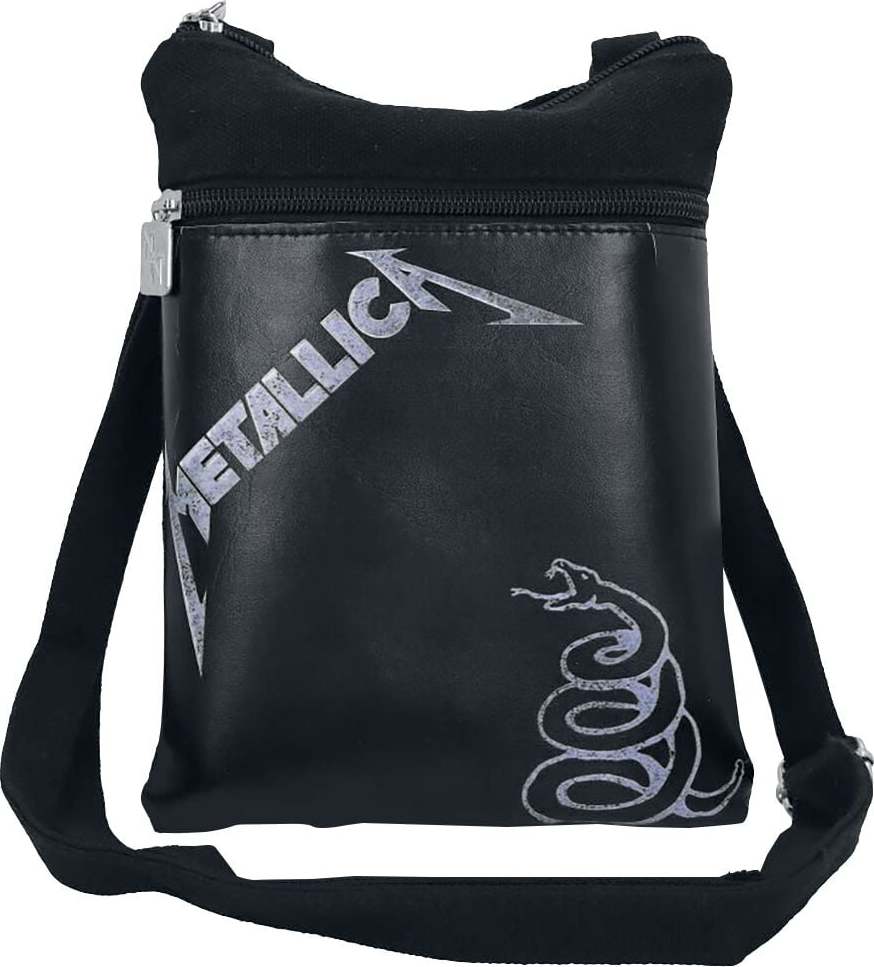 Metallica Black album Taška pres rameno cerná/bílá