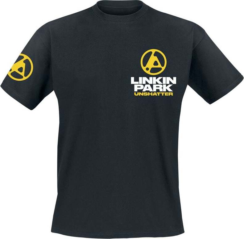 Linkin Park Yellow Photo Logo Tričko černá
