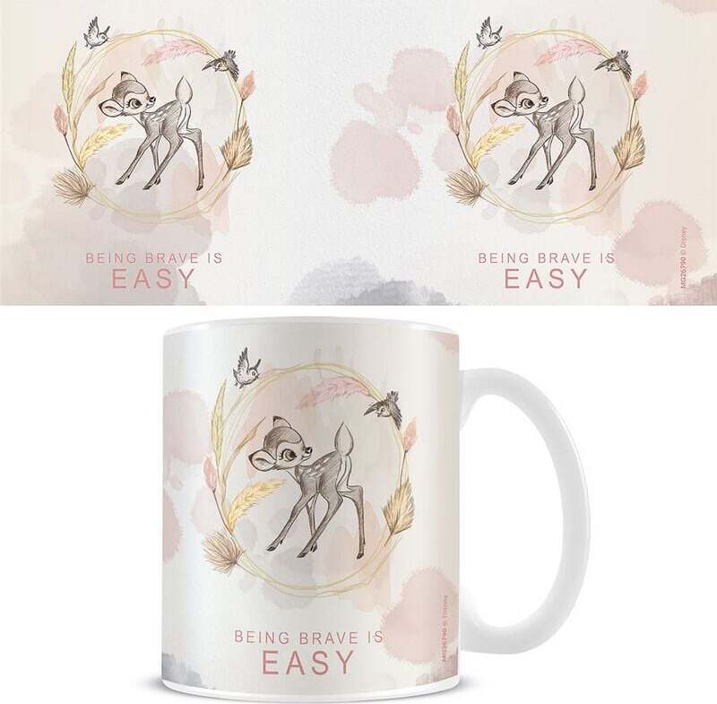 Bambi Being Brave Is Easy Hrnek vícebarevný