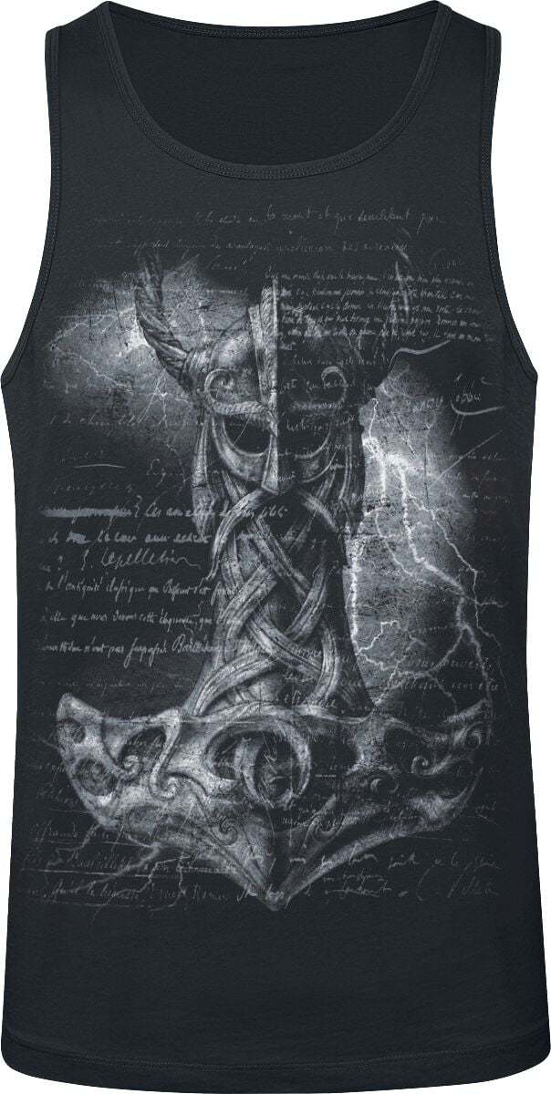 Alchemy England Mjölnir Hammer Tank top černá