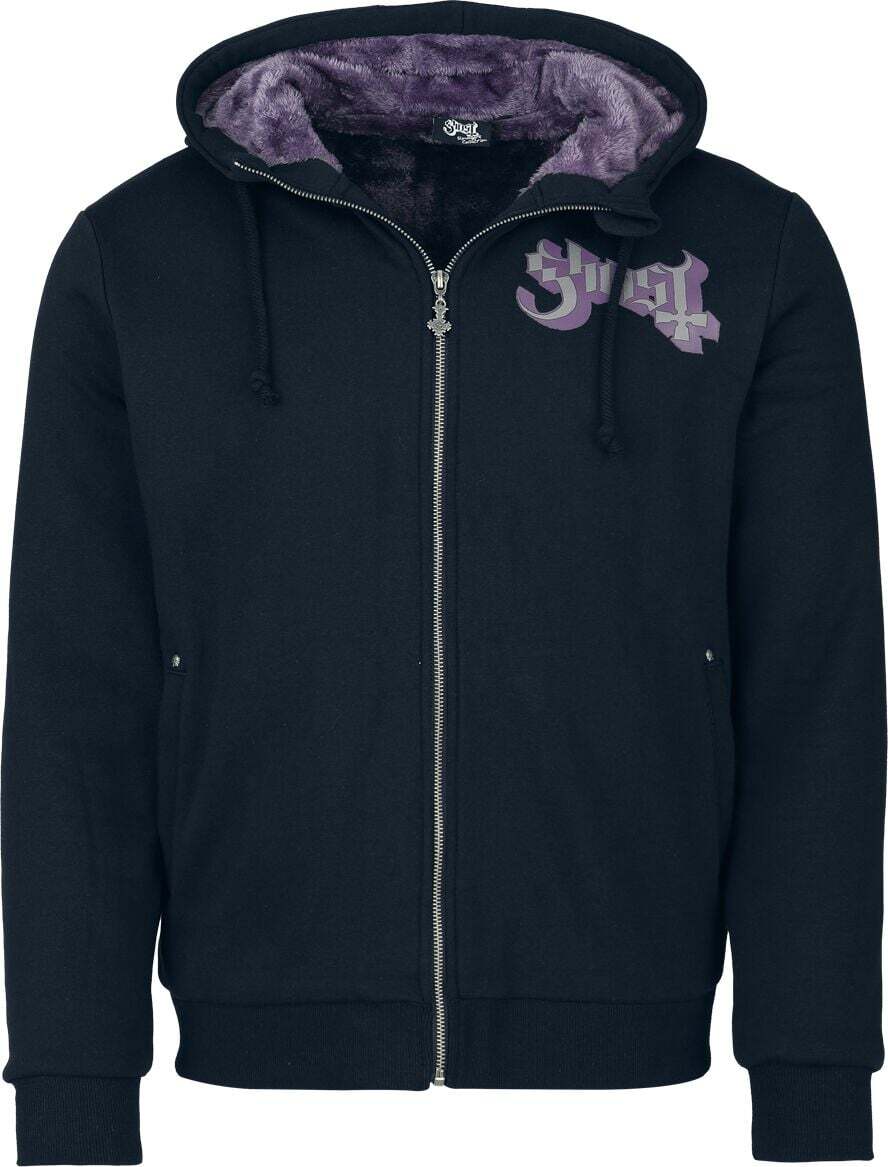 Ghost EMP Signature Collection Mikina s kapucí na zip černá