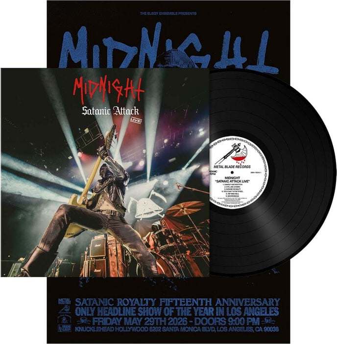 Midnight Satanic Attack Live! LP standard