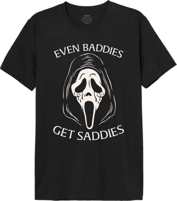 Scream (Film) Ghostface - Even Baddies Get Saddies Tričko černá